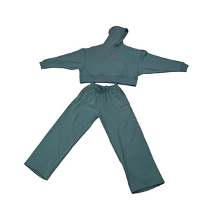 Survêtement professionnel pour femmes nouvelle dernière conception survêtement respirant 100% coton couleur unie femmes survêtement pour femmes - Product Image 1
