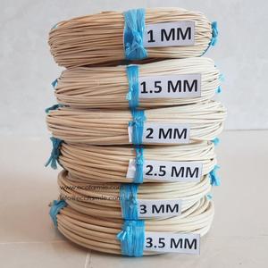 FOURNITURE VIETNAM RATTAN BRUT NOYAU ROTIN BLANC MATÉRIEL POUR SANGLE CANNE - Product Image 6