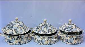 Calentador de Comida Tipo Chafing Dish de Acero Inoxidable de Diseño Moderno y Lujoso con Olla Caliente Tipo Cazuela con Diseño de Palmera - Product Image 2