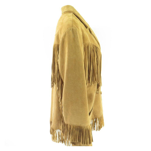 VESTE EN CUIR SUÈDE VINTAGE DE HAUTE QUALITÉ - Product Image 3