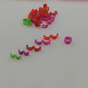 Kleine Vogel Kanarie Vink Papegaai Split Ring 2.7Mm 3Mm 4Mm 5Mm Open Clip Plastic Vogel Been bands Lovebirds Voet Ring Voor Cnary Vogel