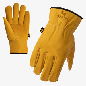 Skatiq Guantes de Seguridad de Cuero Resistentes al Agua y al Aceite con Protección para Manos y Brazos, Talla XL, Original, Talla XL, 1, 2, 1, 1, 2 - Product Image 5