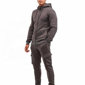 Meilleure qualité coton respirant hommes Streetwear lourd décontracté à capuche et survêtement ensemble survêtement fabricant - Product Image 1