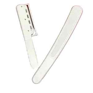 มีดโกนหนวดโกนหนวดเคราสำหรับร้านตัดผมชายแบบพับได้ทำจากพลาสติกพร้อมการรับประกัน2ปี - Product Image 1