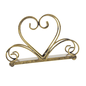 Soporte de tejido de latón de diseño Popular diseño rústico diseño de hoja de moda soporte de tejido decorativo de mesa de nueva llegada - Product Image 4