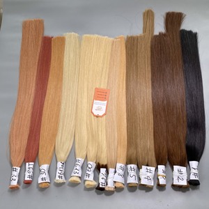 Grado superior 100% Remy Hair Bulk Extensiones de cabello humano de doble estiramiento Pedidos personalizables por nuestra fábrica vietnamita - Product Image 2