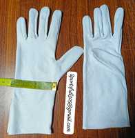 Gants en microfibre de luxe noirs de 30 cm, longueur opéra, pour le sport et l'usage quotidien, gants en coton pour l'affichage de bijoux et de montres