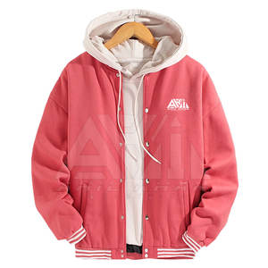 Chaquetas Letterman Ligeras de Alta Calidad Fabricadas en Pakistán, Frente Abierto, Transpirables, Mezcla de Lana Ecológica, Diseño OEM - Product Image 1