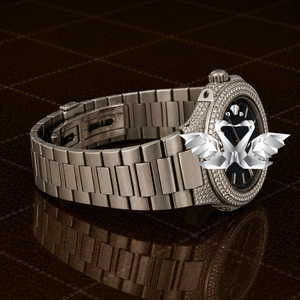 Premium Moissanite Watch Men Full Diamond VVS Stones Stainless Steel Luxury Wristwatch - Product Image 2