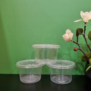 Fabricant vietnamien Récipient alimentaire en plastique PP résistant au micro-ondes forme ronde avec couvercle à emporter transparent nouvelles idées de produits 2024 - Product Image 4