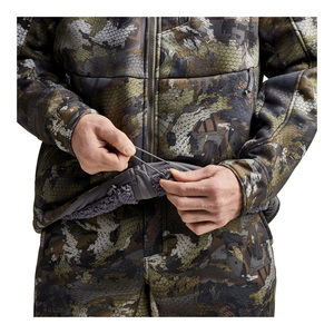 Chaqueta de caza de alta calidad para hombre, estilo casual verde, talla grande, holgada, con cremallera, chaqueta de camuflaje para hombre. - Product Image 4