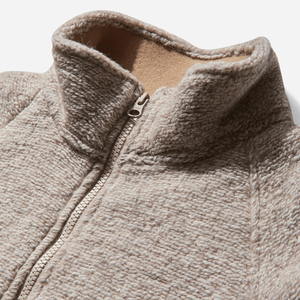 2026 High Quality Mohar fabric <b>men's</b> <b>Half</b> Zipper Sweatshirt Stand Collar Plush Sweatshirt <b>Jacket</b> Coat - Product Image 3