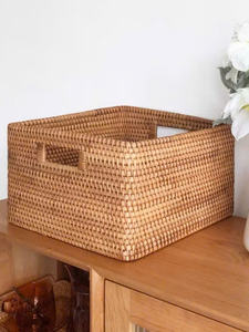 Premium Laundry <b>Storage</b> Rattan <b>Basket</b> Elegant Handcrafted Woven Texture for Modern Home Decor Wholesale. - Product Image 6