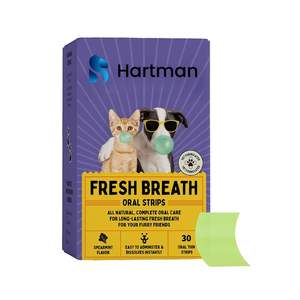 Keep your pets teeth clean and <b>breath</b> fresh with oral <b>strips</b> that fight plaque and support healthy gums daily. - Product Image 2