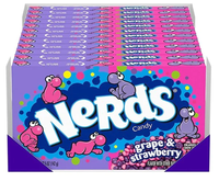 Bonbons arc-en-ciel 5 onces Boîtes en vrac pour salle de cinéma Paquet de 12 yaourts aromatisés aigre-doux et fruités Cube à mâcher certifié halal