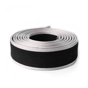 OEM Vente en gros Ceintures d'arts martiaux 100% coton Ceintures personnalisées à double enveloppe Judo Karaté Taekwondo BJJ Ceintures pour enfants Logo avant - Product Image 4