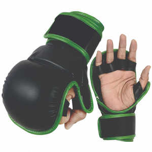 Guantes de boxeo de cuero Pu MMA Sparring Shooter con precios razonables de logotipo personalizado Guantes de artes marciales MMA en color personalizado - Product Image 5