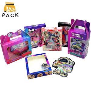Exotic Die Cut <b>Zip</b> <b>Lock</b> Mylar <b>Bags</b> 3.5g 7g 28g Smell Proof Reusable with Paper Box Food Grade Packaging - Product Image 2