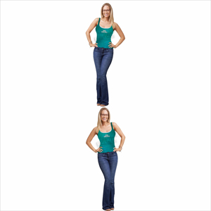 Camiseta sin mangas para mujer de yoga, tela elástica de algodón y poliéster de secado rápido para ejercicio, camiseta sin mangas para mujer - Product Image 5