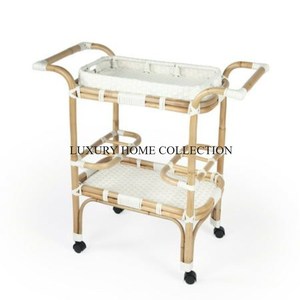 Feuille Concevant La Main Unique Centre Table Basse Verre et Rotin Décoratif Restaurant et Hôtels Centre Table À Vendre - Product Image 6