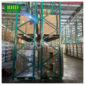 Orange BHD nouveau Vietnam support de palette sélectif de faisceau en acier personnalisé 5 couches rayonnage supérieur en forme de larme pour l'inventaire d'entrepôt - Product Image 4