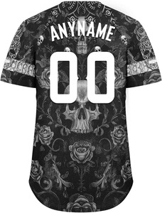 Maillot de Baseball Sublimé Personnalisé 100% Polyester Maillot Anti-Humidité avec Nom et Numéro de l'Équipe (OEM en Vrac) - Product Image 6