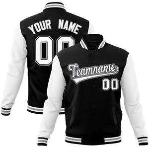 Chaqueta de Béisbol de Cuero Impermeable para Hombre, Personalizada OEM, de Manga Larga, Estilo Urbano, con Logotipo Bordado en Chenilla en la Parte Delantera, Color Personalizado - Product Image 6