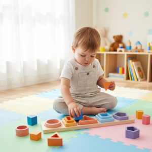 Jouet éducatif en bois à succès |   Bois poli multicolore fait à la main |   Jouet éducatif Montessori pour enfants - Product Image 3