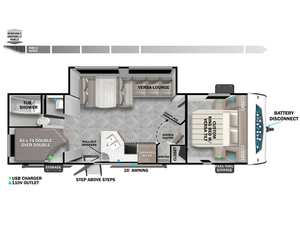 Nouveau 2025 F-o-r-e-s-t R-i-v-e-r Salem C-r-u-i-s-e L-i-t-e 26I-C-E - Product Image 5