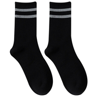 Chaussettes fluorescentes unisexes en coton phosphorescent pour étudiants, chaussettes réfléchissantes pour la course à pied