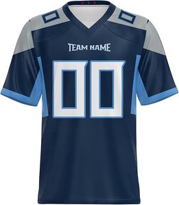 Nouveaux designs de la saison Maillots de football américain Maillots des Bears Vente en gros Respirant Mode personnalisée - Product Image 6