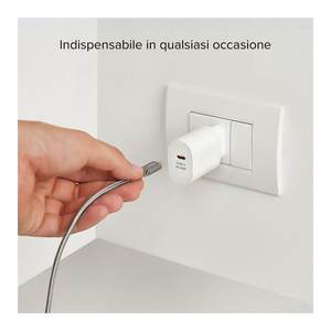 Cargador de Pared USB Tipo-C con Cable, 20W Power Delivery, Blanco, TETR1CPD20, Adaptadores de Viaje - Product Image 3