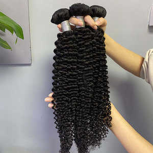 Vente en gros de mèches de cheveux humains vierges brésiliens de 28/30 pouces, bouclés crépus, ondulés - Product Image 5