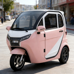 Véhicule électrique à trois roues certifié CEE, en aluminium, 1000W+, 60V, 70km/h, autonomie 90km, 4 passagers, charge utile lourde - Product Image 2