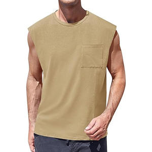 Camisetas de Tirantes para Hombre de Alta Calidad, Transpirables, Personalizables, Tallas Grandes, Sin Mangas, Tela Suave, para Gimnasio - Product Image 1