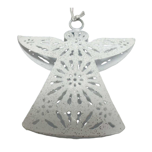 Christmas Decoration Silver <b>Foil</b> Colour Iron Hanging Angel Ornament Modern Design Customized Wholesale Bulk - Product Image 2