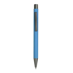 Penna a Scatto in Metallo Gommato Personalizzabile, Gadget Promozionale - Product Image 1