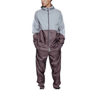 Costume coupe-vent personnalisé avec conception de service OEM, tenue décontractée, manches longues, costume deux pièces coupe-vent - Product Image 1