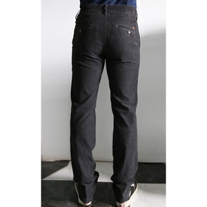 Montizon 100% Coton Corduroi Chinos Pantalon Anthracite Couleur Loose Fit Homme Pantalon Personnalisable Logo Taille 6XL Anti-Pilling - Product Image 3
