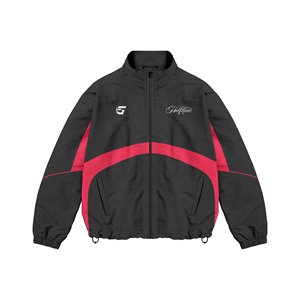 Custom Winter Plus Size Printed Sports Tracksuit for <b>Men</b> <b>Red</b> and Black Two Piece Training <b>Suit</b> Gym and Streetwear - Product Image 1