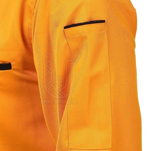 Chaqueta de Chef de Manga Larga para Hombre de Alta Calidad, con Bolsillo, Transpirable, de Algodón, Ropa de Cocina, Fabricante Pakistaní para Uso en Restaurantes y Bares, OEM - Product Image 6