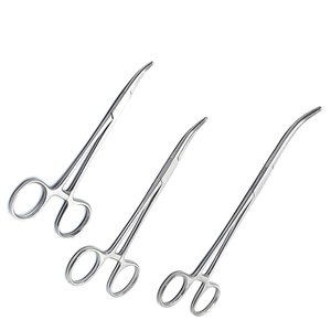Pinzas quirúrgicas MEDIHEAL SURGICAL CORPORATION Mosquito Forceps, curvas con bloqueo, acabado Dall, 12.5cm, acero inoxidable para hospital, venta al por mayor - Product Image 2
