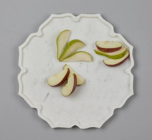 ถาดเรซินสีขาวแบบเรียบง่ายถาดเรียบง่ายทำด้วยมือแบบเรียบง่ายสำหรับใช้ในห้องครัวและที่เก็บของอเนกประสงค์ - Product Image 1