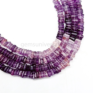ลูกปัดพลอยอเมทิสต์ธรรมชาติลูกปัดหินอัญมณีทรงเหลี่ยมแบบหลวมขนาด5-7.5มม. ลูกปัดหินอเมทิสต์แบบหลวมสำหรับทำเครื่องประดับราคาพิเศษ - Product Image 1