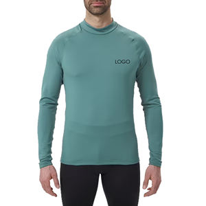 New Trendy 2025 Design Made From <b>100</b>% <b>Polyester</b> <b>Shirts</b> High Quality Men's Compression Base Layer for Horse Riding Equestrian - Product Image 4