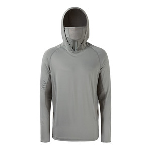 Camisa de Pesca de Secado Rápido con Capucha, 100% Poliéster, Corte Ajustado, Personalizable OEM, Sudaderas de Pesca para Hombre - Product Image 2