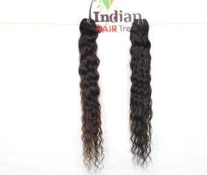 ผมมนุษย์หยักเป็นลอนธรรมชาติทำจากผมธรรมชาติแบบ100% จากอินเดียผมธรรมชาติแบบไม่ผ่านการทำสีดำดิบยังไม่ผ่านกระบวนการ - Product Image 2