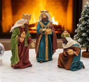 Set Presepe Più Venduto da 11 Pezzi con Nascita di Gesù, in Resina Durevole, Sculture Dipinte a Mano da 7,28 Pollici, Decorazione Pasquale per la Casa - Product Image 5