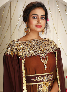 Kaftan islámico marroquí moderno para mujer Vestido de playa largo hasta el suelo con suministro ODM de manga larga transpirable - Product Image 2