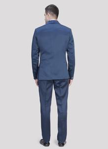 Costume pour homme de haute qualité bleu paon 5 pièces pour les fêtes et les événements d'entreprise Disponible à un prix abordable en provenance d'Inde - Product Image 3